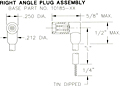 Right Angle Plug Assembly for Midgi Series
