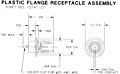 Plastic Flange Receptacle Assembly