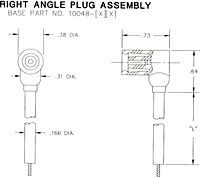 Right Angle Plug Assembly for SCID Series