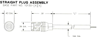 Straight Plug Assembly
