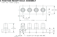 4 Position Receptacle Assembly