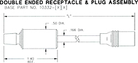 Double Ended Receptacle & Plug Assembly