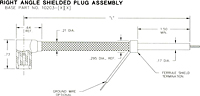 Right Angle Shielded Plug Assembly