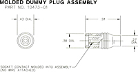 Molded Dummy Plug Assembly